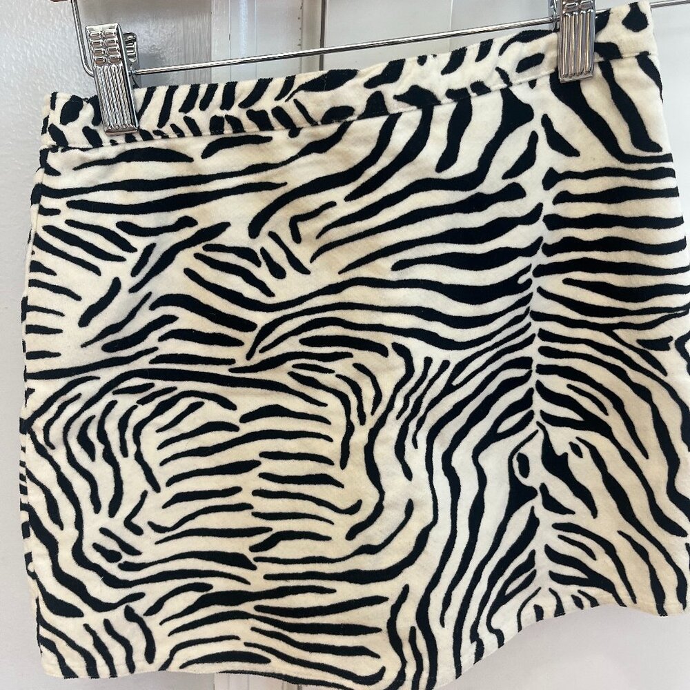 Zebra skort